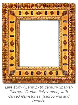 Mannerist Frame History - Spanish Herrera Frame