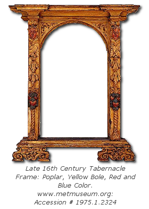 Renaissance Frame History - Tabernacle Frame