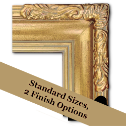 Art Nouveau Style Frame AN001 (Moulding Width: 3-1/2", Depth: 2"; Rabbet Width: 3/8", Depth: 1/2") preview image