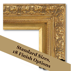 Baroque: Louis XIII Style, Leaf Corners, Frame LXIII005 (Moulding Width: 3-1/8", Depth: 2-5/8"; Rabbet Width: 3/8", Depth: 3/8") preview image