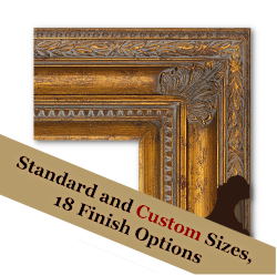 Neoclassical: 2nd Empire Style, Plain Cove, Acanthus Corners, Frame 2EMP009 (Moulding Width: 5-1/2", Depth: 3-3/8"; Rabbet Width: 3/8", Depth: 3/8") preview image