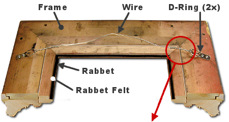 D-Ring Hangers with Wire